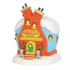 Dept 56 FLUE WHO'S FIREPLACE Grinch Village 6003319 BRAND NEW IN BOX