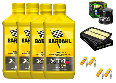KIT/INSPEKTION SUZUKI GSF BANDIT 650 BARDAHL XT4-S 10W60 ÖLFILTER LUFT ZÜNDKERZEN