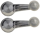 2 Manual Window Crank Handles Chrome for 1968-1976 Chevy GMC Truck Blazer Jimmy