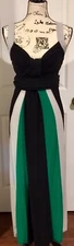ANTHONNY DESIGNS BEAUTIFUL MAXI DRESS WITH SCARF SIZE SMALL