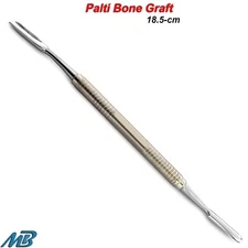 Dental Palti Bone Graft Grafting Scoop Carrier Packer Double Ended Implant Tools