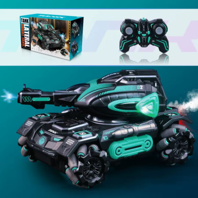 RC Spray Car 2.4G Allrad Stunt Launch Wasserball Kesselwagen Junge Maschinenpanzerung