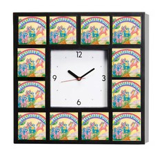 Advertising My Little Pony 12 Image Promo Clock 10.5". Not 65
