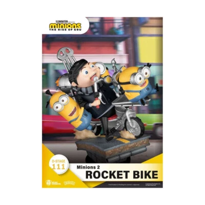 Beast Kingdom Les Minions 2 diorama Rocket Bike - D-Stage Story Book Series - Photo 1/4