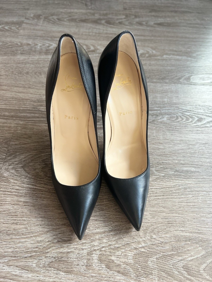 CHRISTIAN LOUBOUTIN: So Kate 120mm, Black, Napa Leather
