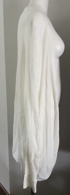 American Rag Junior s Large Oversized Long Ivory Knit Cardigan Cover Up Sweater