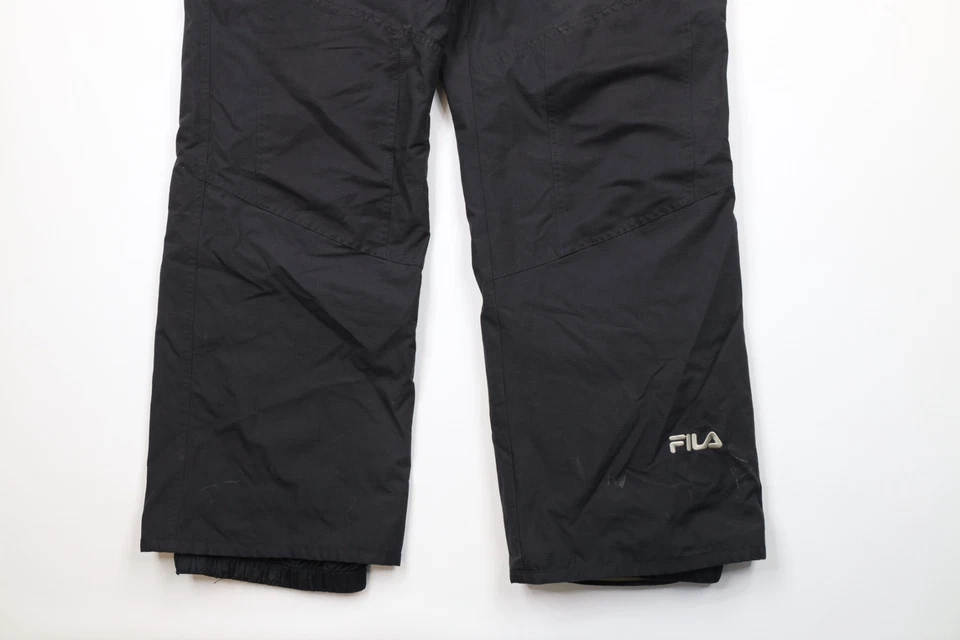 Pantalones de nieve de invierno vintage años 90 Fila para hombre grandes desgastados deletrear Foto 4 de 4