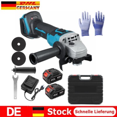 Akku Flex Winkelschleifer Trennschleifer Schleifmaschine 21V-DE