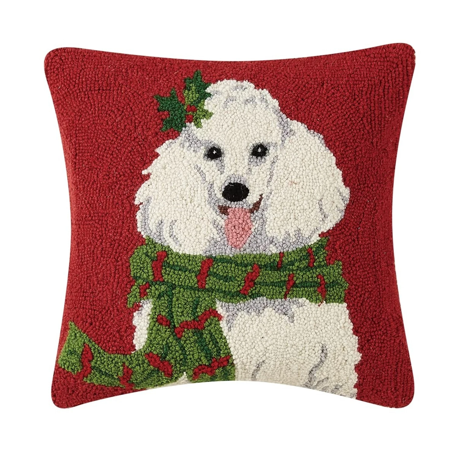 Peking Handicraft Poodle Hook Pillow - Thumbnail 2