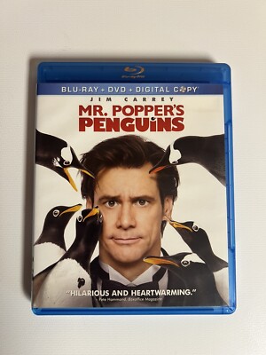 Mr. Poppers Penguins (Blu-ray/DVD, 2011, 3-Disc Set, )