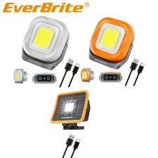 EverBrite 1000 Lumens Rechargeable Work Light Orange/White/COB Work Light 3Modes