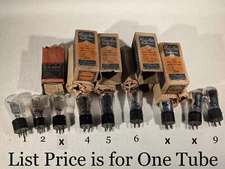 Vintage Cunningham CX 301-A UX-200 UX-300 KenRad 30 Power Vacuum Tube ~ TESTED