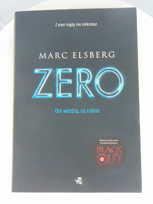 MARC ELSBERG - ZERO - BOOK, 2014 - POLISH EDITION