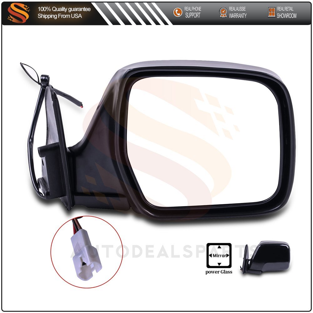 Power Mirror Fits 1996-1998 Lexus LX 450 Toyota Land Cruise Passenger Side Black