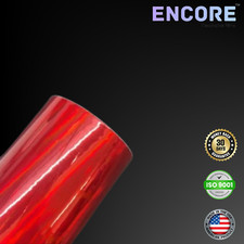 Encore  EFX21 Cherry Red Holographic Vinyl for Decals/Stickers - MADE IN USA