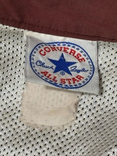 Vintage 90s Converse All Star Chuck Taylor Windbreaker Jacket Men’s Size XXL USA - Picture 11 of 14