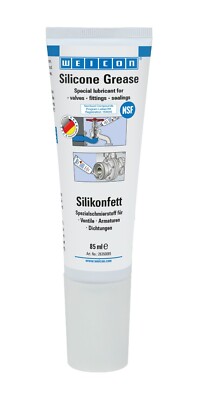 WEICON Silikonfett 85 g | lebensmittelechtes Schmierfett | NSF-zertifiziert