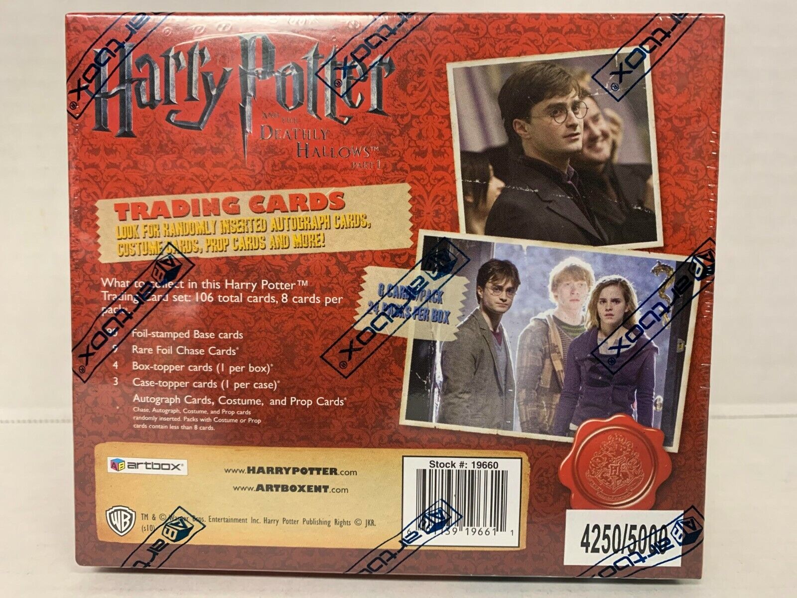 Harry Potter And The Deathly Hallows Pt 1 & 2 Promotional Goodies Box 