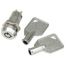 Key Operated Single Pole Single Throw SPST Keyswitch 0.5A 250V UK Stock