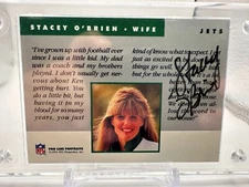 1991 Proline Portraits Spirit Collectible #6 Stacey O'Brien Auto Autograph