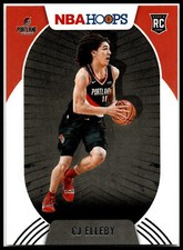 CJ Elleby #250 2020-21 NBA Hoops Rookie Blazers B0162A