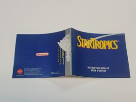 Star Tropics StarTropics Authentic Original NES Nintendo Manual Only *