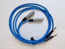 Canare Quad L-4E6S 5.5ft Longframe Brass M642/2-1 to XLRF Matched Cable PAIR