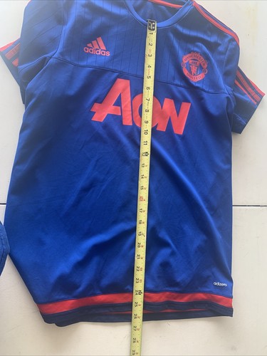 Manchester United AON Climacool Blue Jersey Size L - Picture 5 of 5