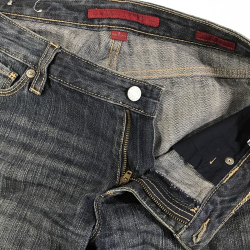 Banana Republic Limited Edition Jeans Womens Sz 6P Straight Leg Distressed Denim - Picture 4 of 7
