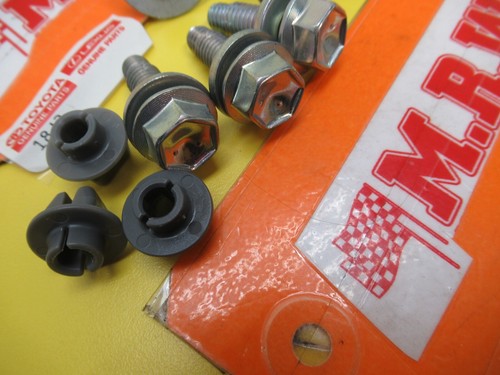 SKID PLATE METAL SPLASH SHIELD FRAME BOLT CLIP SCREW SET oem TOYOTA TUNDRA 07-21 - Picture 19 of 24