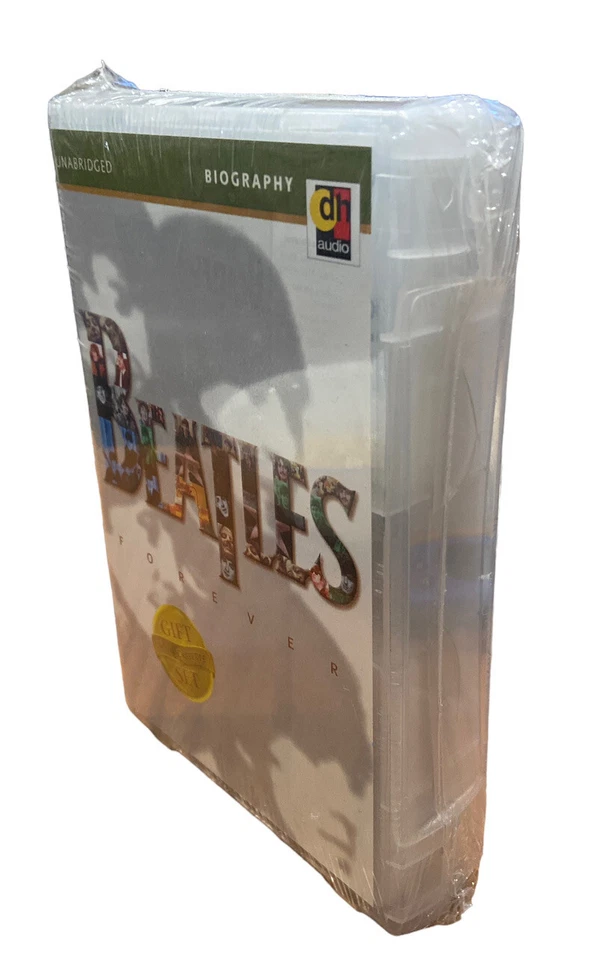 Vtg Beatles Forever Unabridged Biography 4 Cassette Set Geoffrey Giuliano Audio  - Image 3 of 4