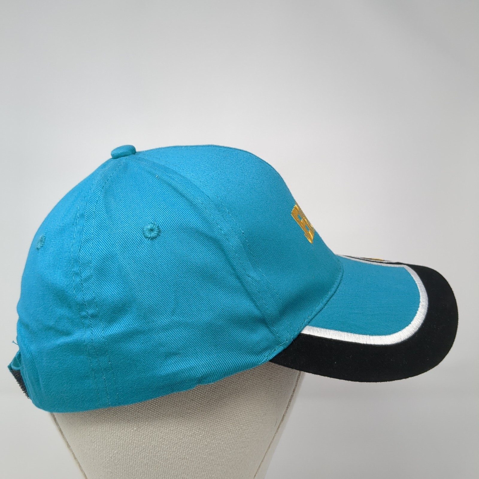 Jerusalem Strapback Hat Blue One Size Adjustable … - image 4
