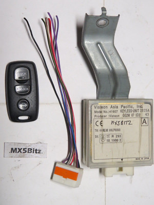 ORIGINAL MX5 MK2.5 FERNBEDIENUNG FOB NEUES GEHÄUSE UND SCHLÜSSELLOSES EINHEIT 41703 41607 MIT STECKER