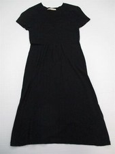 MICHAEL KORS Women's Size XS Knit Cotton A-line Casual Black Skater Dress