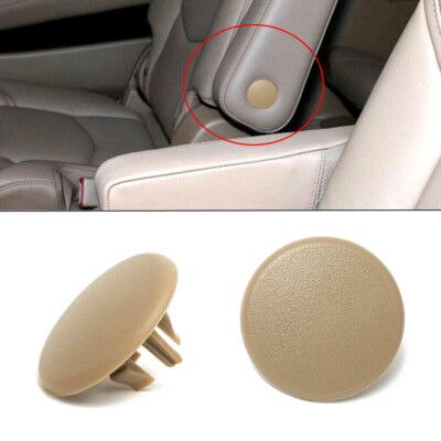 2013 Silverado Armrest 2x Black Plastic Rear Seat Armrest Bolt Cover Caps For Chevy Suburban/GMC Yukon (2007-2018) Car Interior Trim Covers - Foto 5