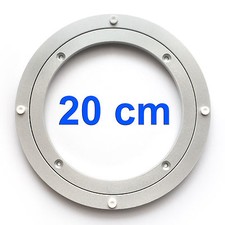 Drehkranz &Oslash; 200mm Aluminium | Drehlager Drehteller Drehscheibe Lenkkranz Alu