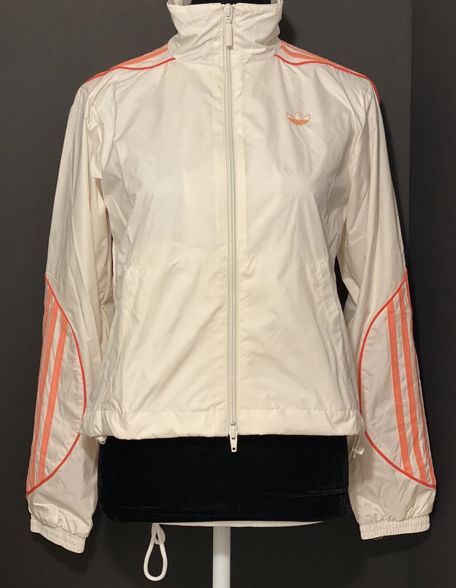 Womens Track Full Zip Chalk White Orange Size XS NWT | eBay