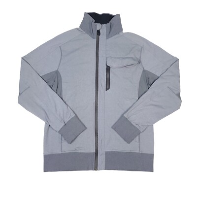 Lululemon グレー ジャケット　サイズ2 Lululemon Gray Vent Tech Full Zip Jacket Men's Size Medium