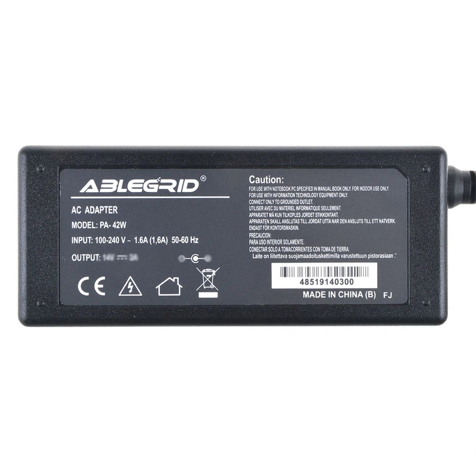 14V AC/DC Adapter Charger For Samsung SyncMaster S27C570H S27D360H TFT LED LCD - Image 3 of 4