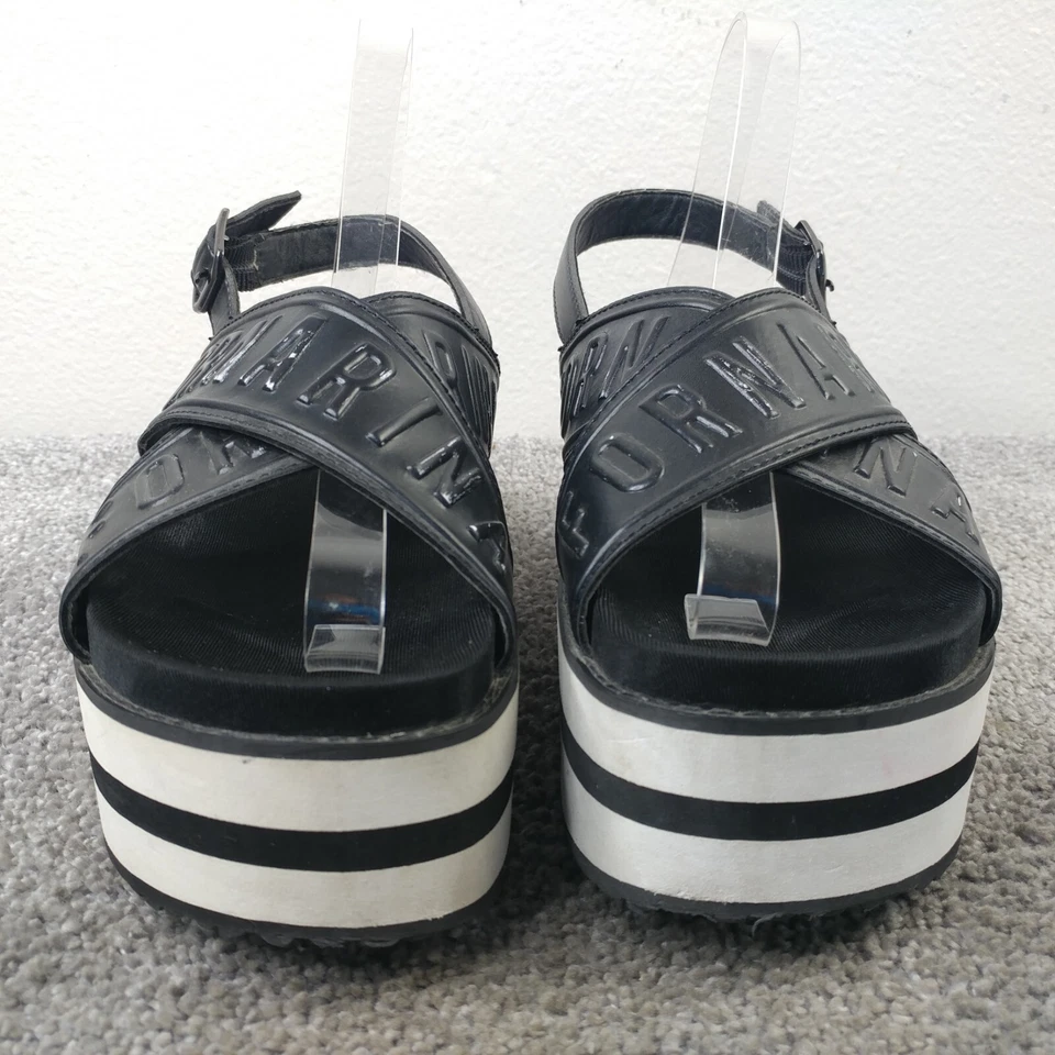 Sandalias de plataforma Fornarina Milano para mujer 8 zapatos con correa en el tobillo Foto 4 de 4