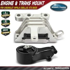 2x Engine Motor & Transmission Mount for Chevy Impala Cadillac XTS Auto Trans.