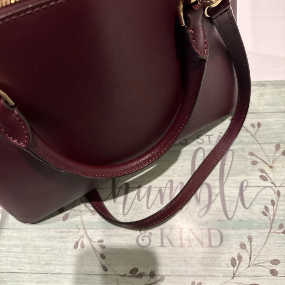 Michael Kors Borgoña Vino Bandolera Bolso de Mano Mensajero Cartera de Hombro Cartera Foto 2 de 4