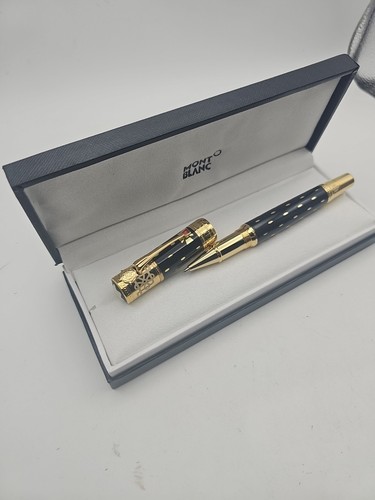 Montblanc Patron of Art Queen Elizabeth I Rollerball Pen ruby new with case - Picture 3 of 3