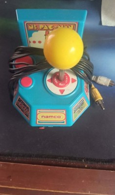 Namco Ms. Pac-Man 5-in-1 TV Plug N Play Arcade Games Joystick Jakks Pacific 2004