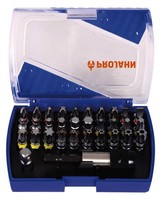 "Projahn 1/4\" Color-Bit-Box, S2-Stahl Vernickelt, 32-Teilig"