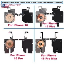 Wireless NFC Flex Cable with Flash light For iPhone 16/ Plus/ 16 Pro/ Max