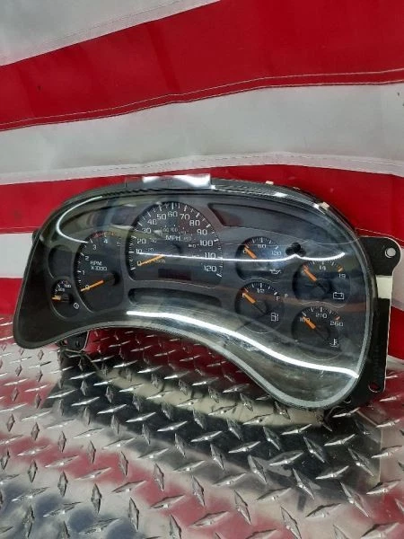 GMC Sierra 2500 2004 cuadro de instrumentos diésel azul LED PN-15114652 usado OEM Foto 3 de 4