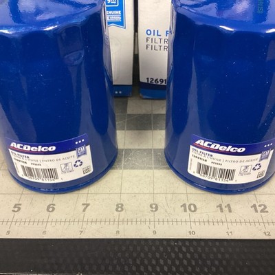 AC DELCO 12691158 Oil Filter Genuine (Lot of 2)(LQS51U)