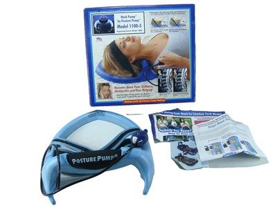 Posture Pump Professional Model 1100S Neck Exerciser Cervical Disc Hydrator