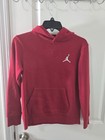 Jordan Boys M (10-12) Black Crewneck Sweatshirt & Red Pullover Hoodie Set — photo 6